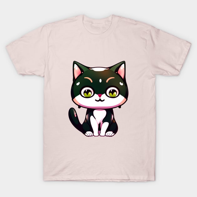 A CUTE KAWAI Kitty T-Shirt by mmamma030